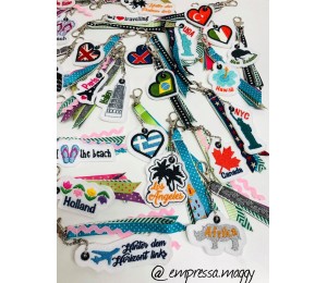 Stickserie - ITH Anhänger Reisen Länder Wahrzeichen